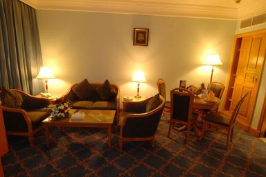 Comfortable Lobby Seating Area