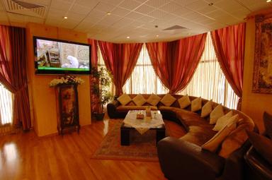 Hotel Lobby Seating Area