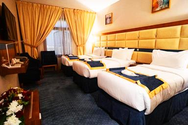 Spacious Hotel Bedroom View